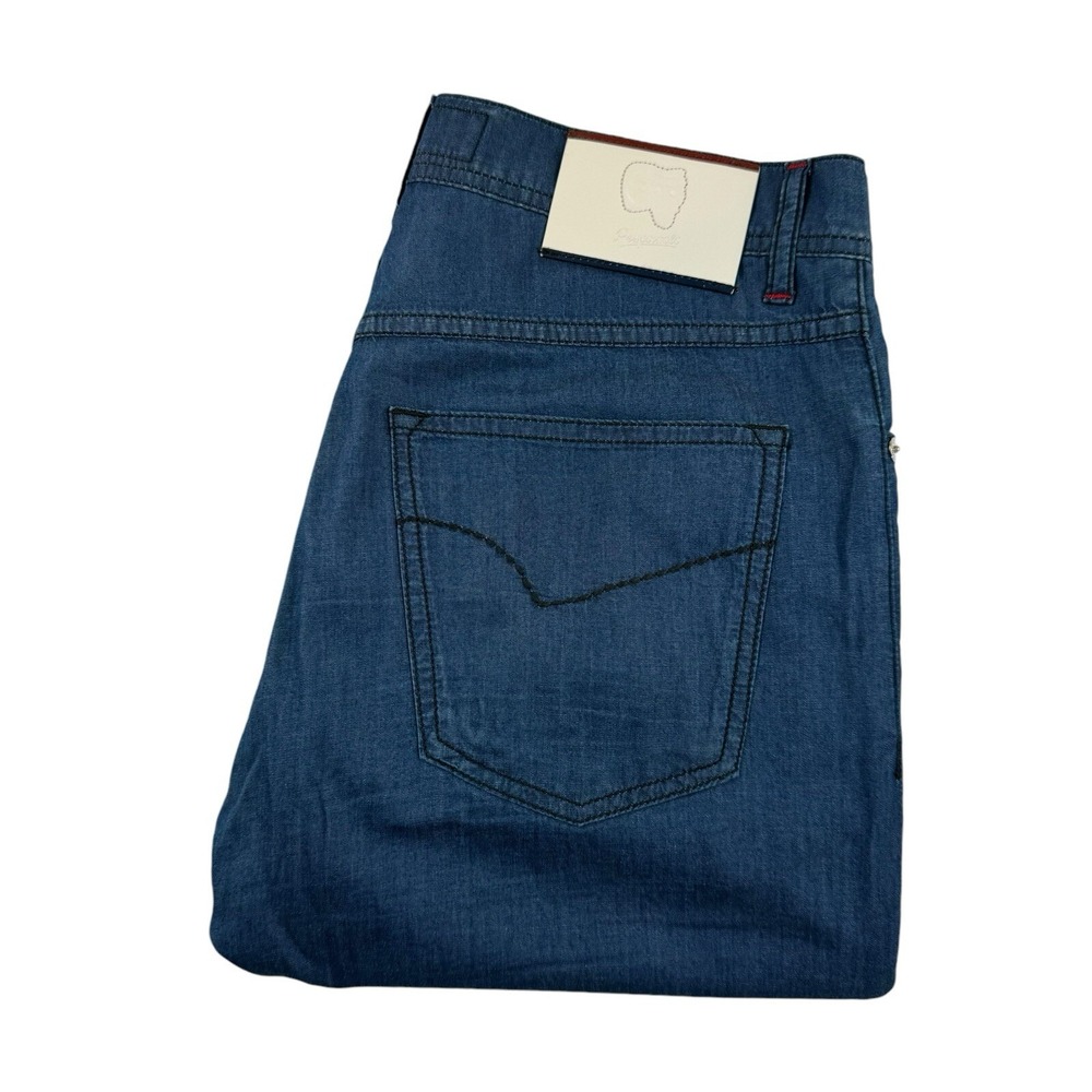 Marco Pescarolo Merano 3 Lightweight Denim Mens Tapered Jeans Blue 31x31
